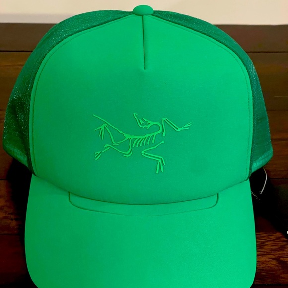 Arcteryx Bird Trucker Hat Green - Picture 6 of 11